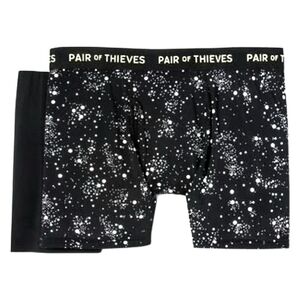 Men’s Black Speckle Boxer Briefs - 4-Pack